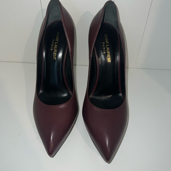 Saint Laurent Paris Janis 105
Leather Platform Pumps - Picture 1 of 8